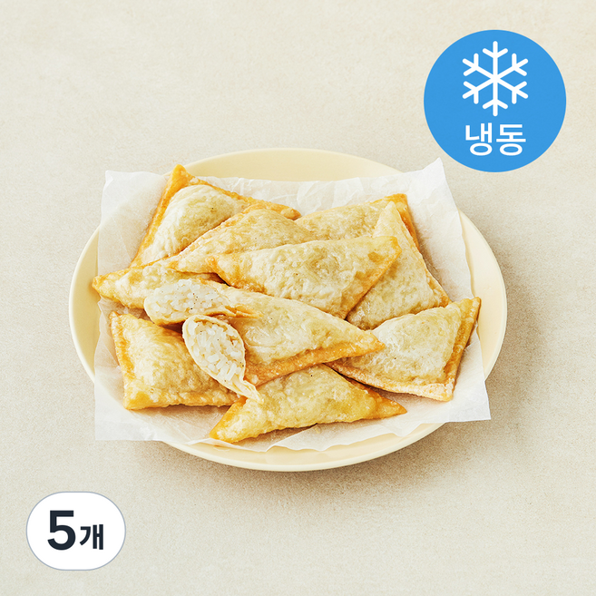 지엔씨푸드 대구 칠성야시장식 삼각당면만두 (냉동), 1kg, 5개