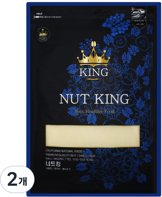 너트킹 아몬드분말, 500g, 2개