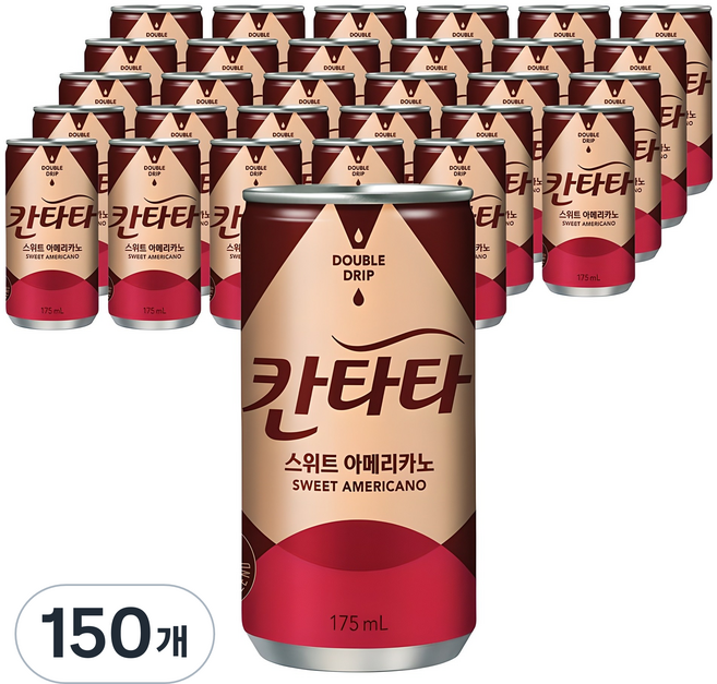 칸타타 스위트 아메리카노, 175ml, 150개