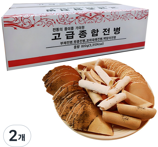 정다운식품 고급종합전병, 800g, 2개