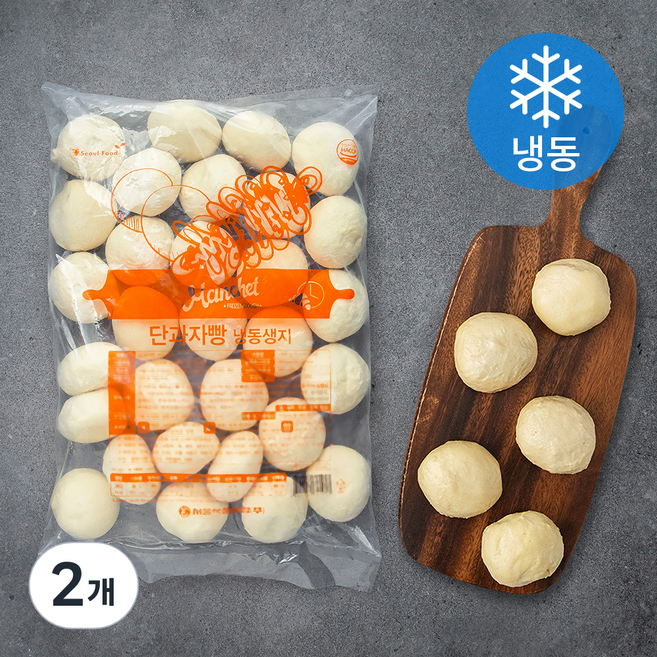 맨치트 단과자빵 생지 (냉동), 50g, 30개입, 2개