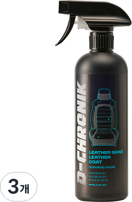 디크로닉 레더샤인 가죽 보호제, 500ml, 3개