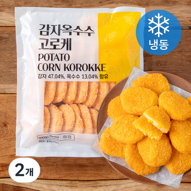 농우 감자옥수수 고로케 (냉동), 900g, 2개