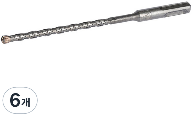 이엑스파워 SDS PLUS 드릴비트 4날 6 x 160 mm ESP-6160, 6개