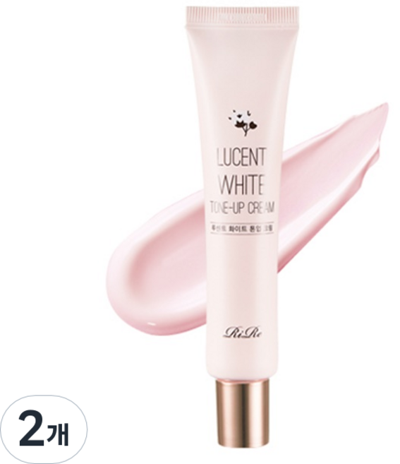 리르 루센트 화이트 톤업 크림, 2개, 40ml