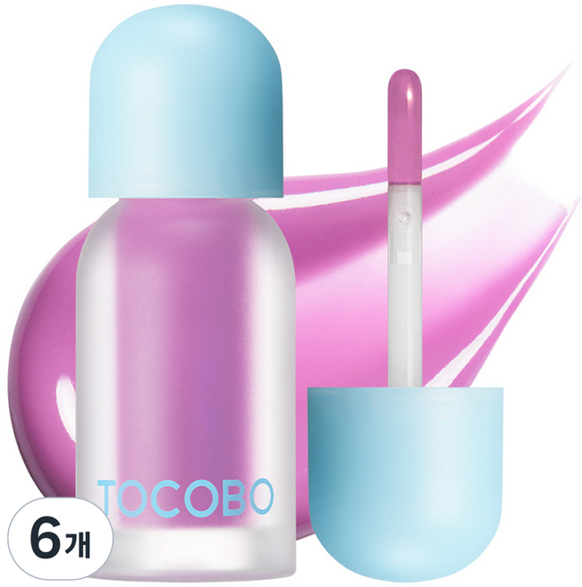 토코보 쥬시 베리 플럼핑 립오일, 6개, 4g, 17 베리 밀크
