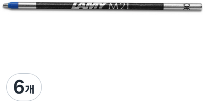 德國 LAMY 原子筆筆芯 1mm M21, 藍色, 6個