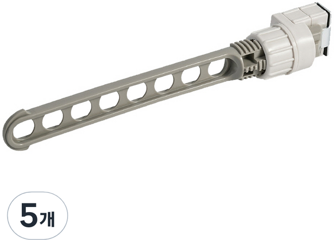 데일린 공간 활용 틈새 옷걸이, 그레이, 5개