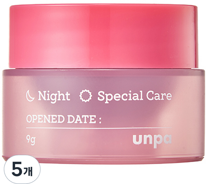 언파 부비부비 립 마스크, 9g, 5개