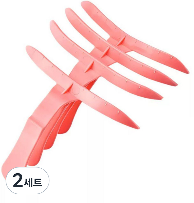 핑키 눈썹자 4종 세트, 핑크, 2세트