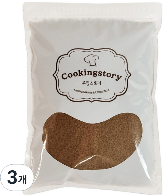 쿠킹스토리 쿠키크런치, 1kg, 3개