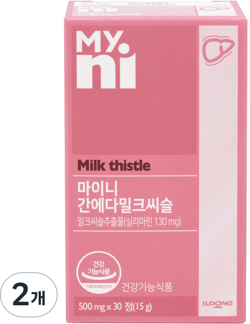 마이니 간에다 밀크씨슬 15g, 2개, 30정