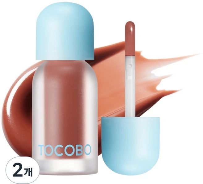 토코보 쥬시 베리 플럼핑 립오일 4g, 04 비터 브라운, 2개 - 쿠팡