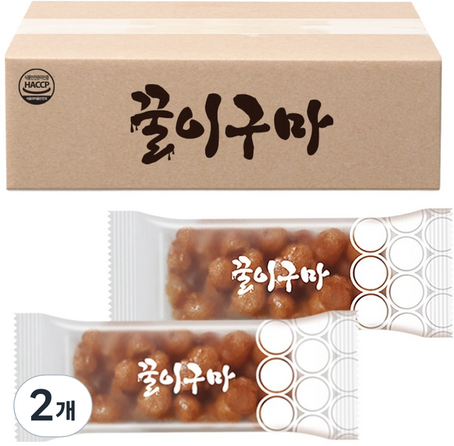 꿀이구마 말랑 플레인 오란다 80p, 1.12kg, 2개