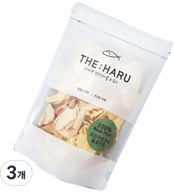 The Haru Chips蘋果脆片, 100g, 3個