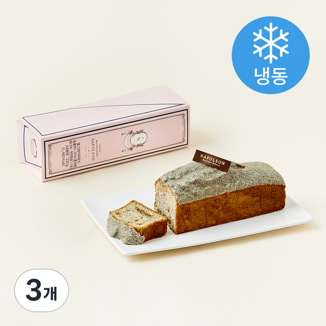 나폴레옹베이커리 얼그레이파운드 (냉동), 330g, 3개