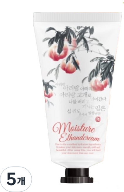 이엘 복숭아 핸드크림, 100ml, 5개