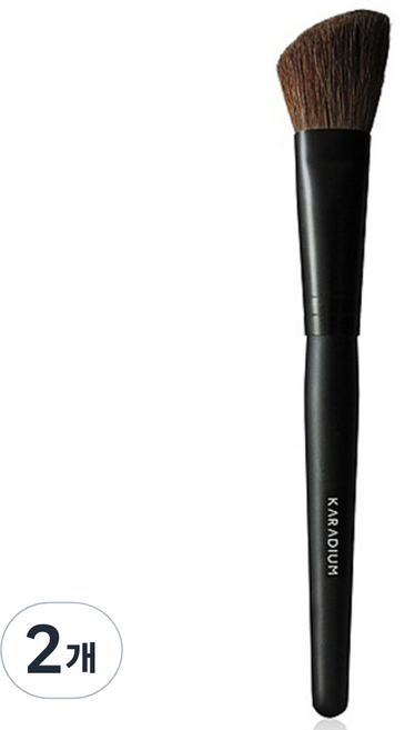 카라디움 프로페셔널 메이크업 쉐이딩 브러쉬, 2개