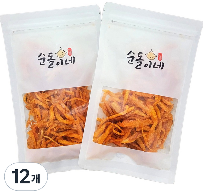 순돌이네 매콤 먹태, 12개, 60g