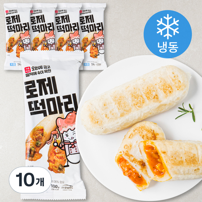 서울마님죽 로제 떡마리 (냉동), 100g, 1개입, 10개