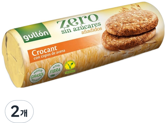 구욘 오트 크로칸트 설탕 무첨가, 280g, 2개