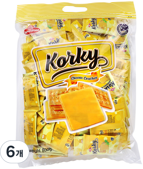 코키 치즈 크래커, 800g, 6개