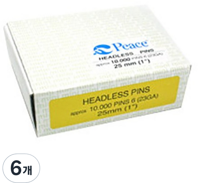 피스코리아 타카핀625, 6개