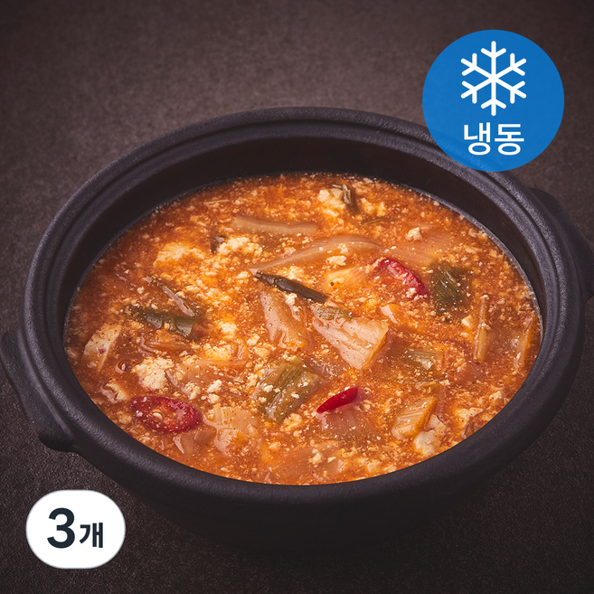 집콕집국 콩비지찌개 (냉동), 500g, 3개