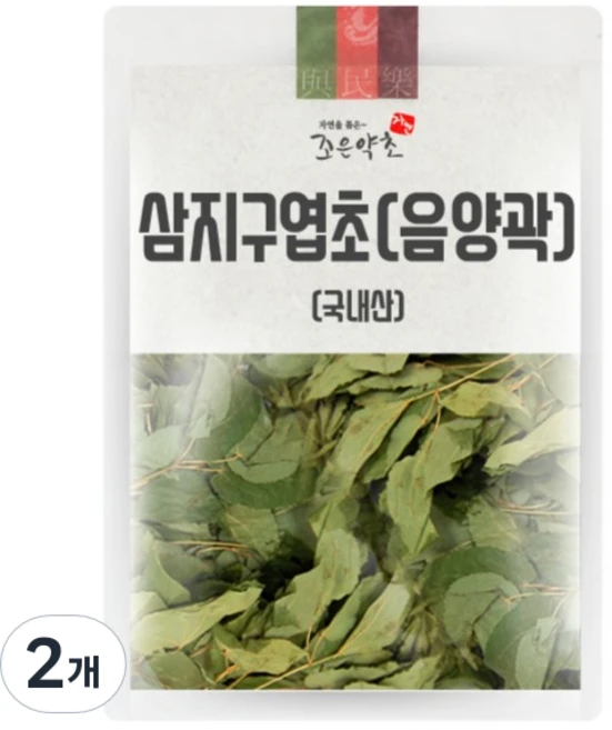 조은약초 삼지구엽초 음양곽, 100g, 2개 - 쿠팡