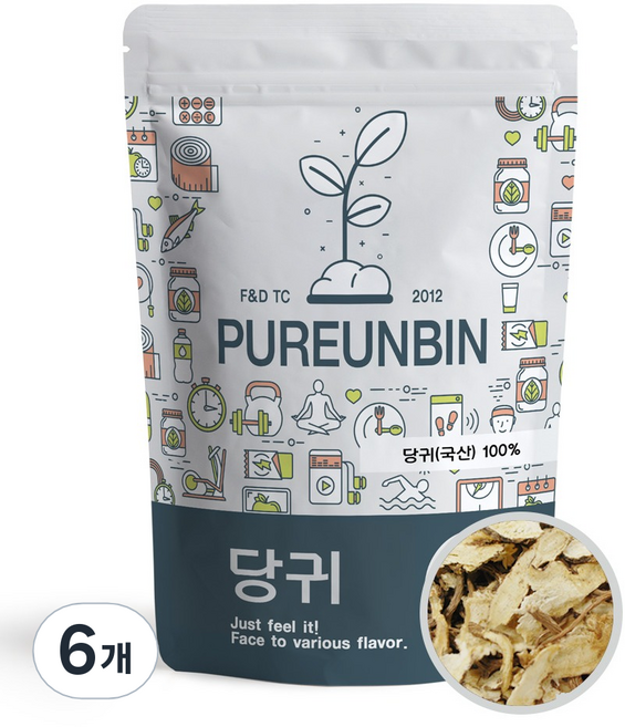 푸른빈 당귀, 6개, 200g