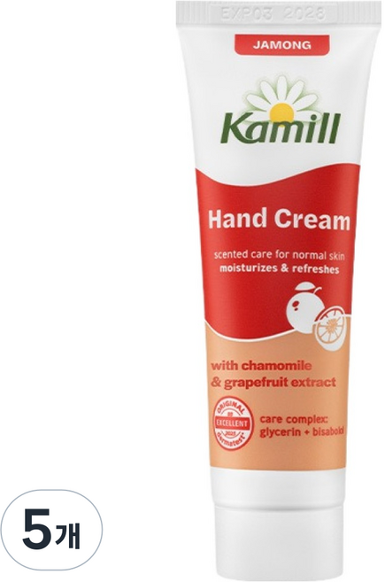 카밀 핸드크림 자몽, 30ml, 5개
