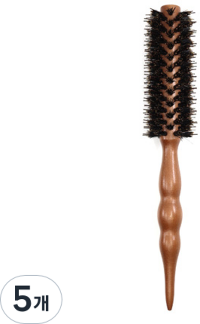 버블톡 엠보핸들 돈모 포킹 롤브러시, 혼합색상, 5개