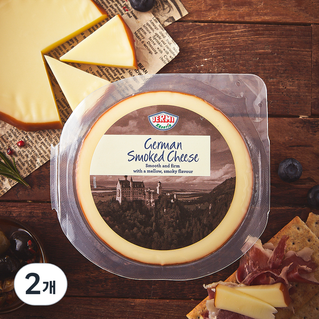 제르미 스모크 디스크 치즈, 100g, 1개입, 2개