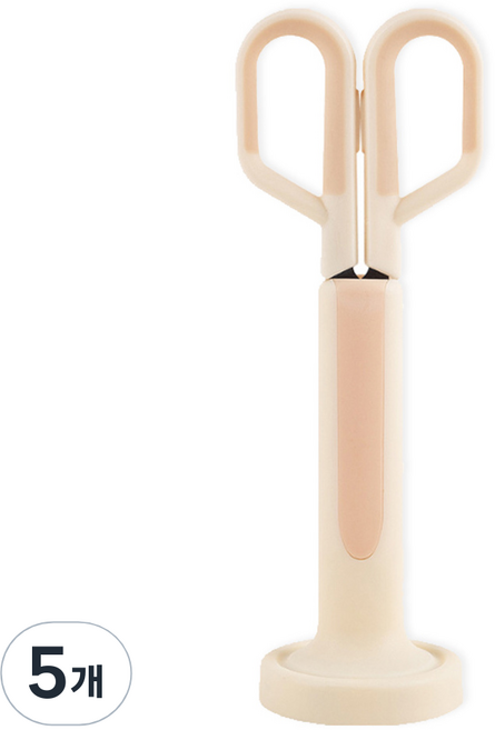 투코비 데스크 시리즈 사무용 스텐딩 가위, 아이보리, 5개