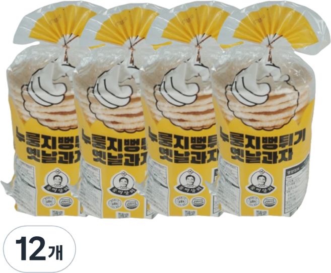 풍미상회 누룽지 뻥튀기 옛날과자, 12개, 120g