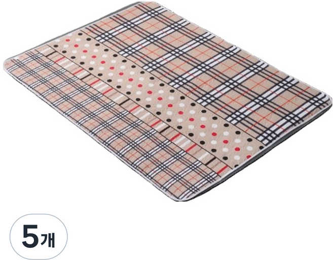 그레코로 침대 매트리스 방수 깔개매트 타입2, 5개, 1개입