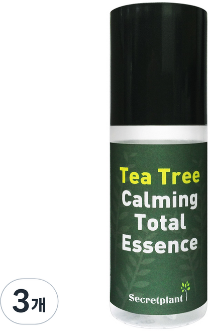 시크릿플랜트 티트리 카밍 토탈 에센스, 100ml, 3개