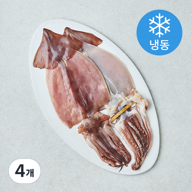 삼천포 상회 반건조 오징어 2마리 (냉동), 4개, 180g