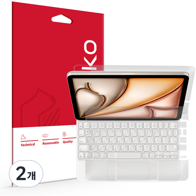 스코코 매직키보드 무광 전신 외부보호필름 4종 세트, 2개