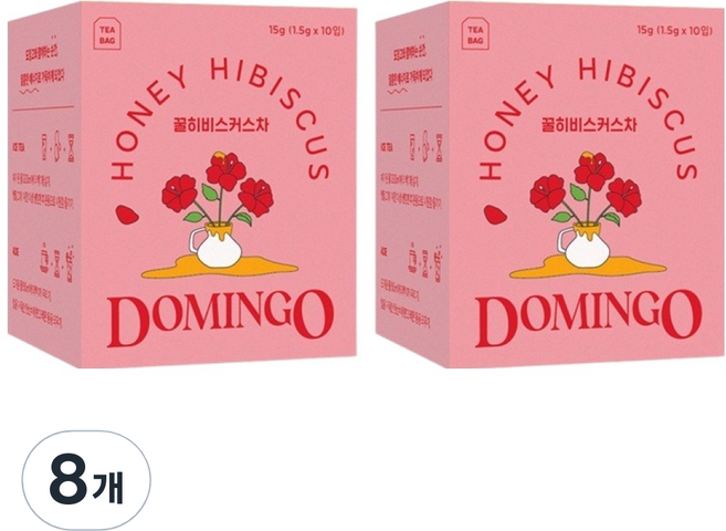 도밍고 꿀히비스커스차, 1.5g, 10개입, 8개