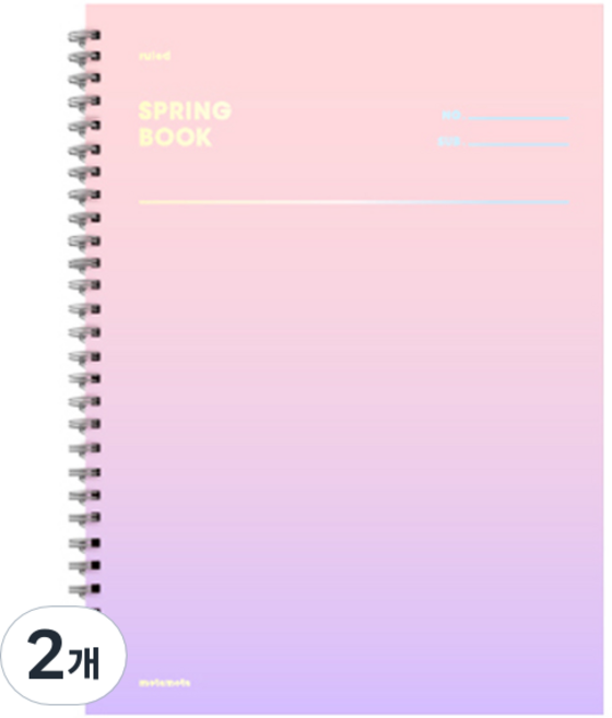 모트모트 스프링북 스퀘어드 노트, 드림캐처, 2개