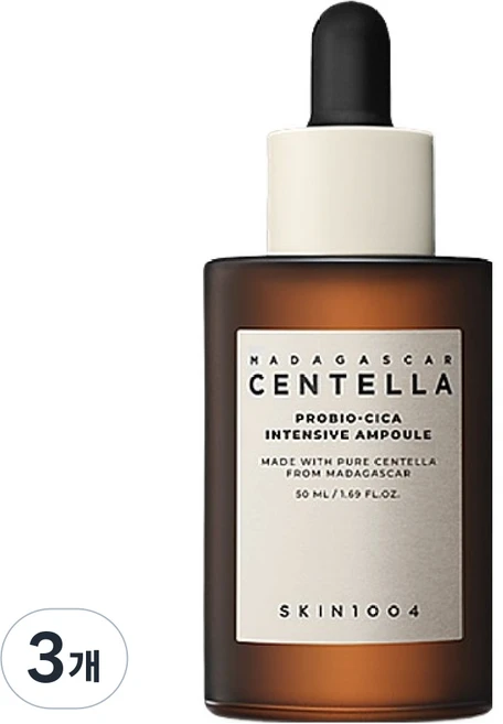 스킨1004 마다가스카르 센텔라 프로바이오시카 인텐시브 앰플, 50ml, 3개 - 쿠팡