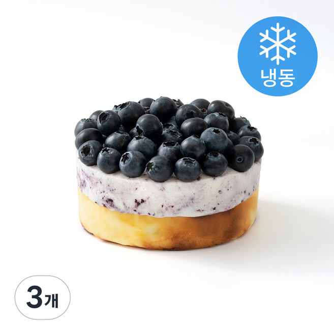 하림펫푸드 강아지 더리얼 케이크 (냉동), 330g, 3개, 블루베리 치즈맛