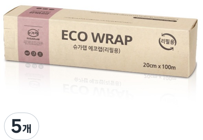 슈가랩 에코랩 리필용, 100m, 5개
