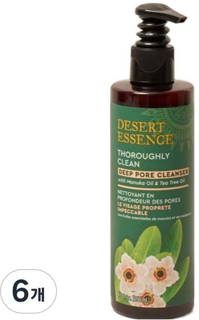 데저트에센스 딥 포어 클렌져, 250ml, 6개 - 쿠팡