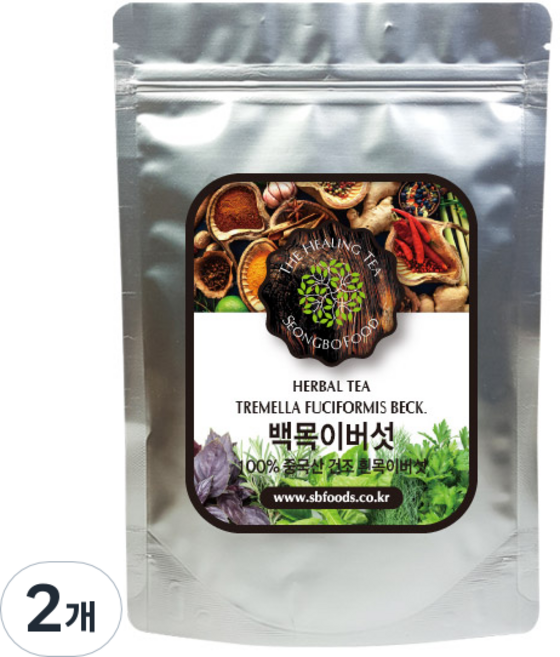 成寶食品 白木耳, 100g, 2個