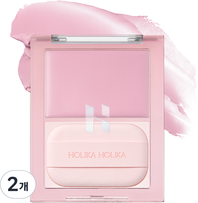 HOLIKA HOLIKA 潤色牛奶霜腮紅 5g, 2個, 06 芋頭拿鐵