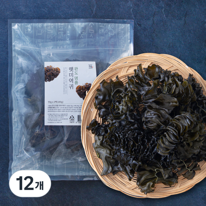완도명품 햇미역귀, 90g, 12개