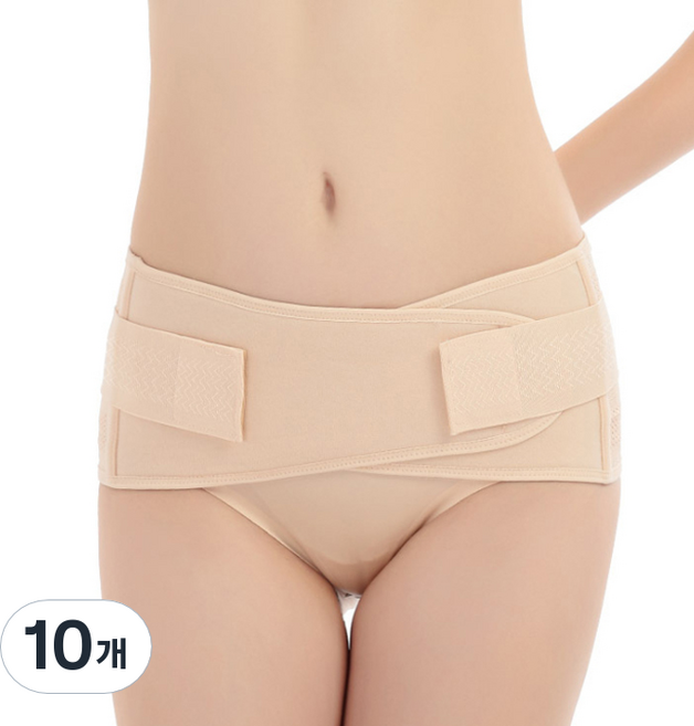 콩 산후 골반 밴드 라이트베이지, 10개