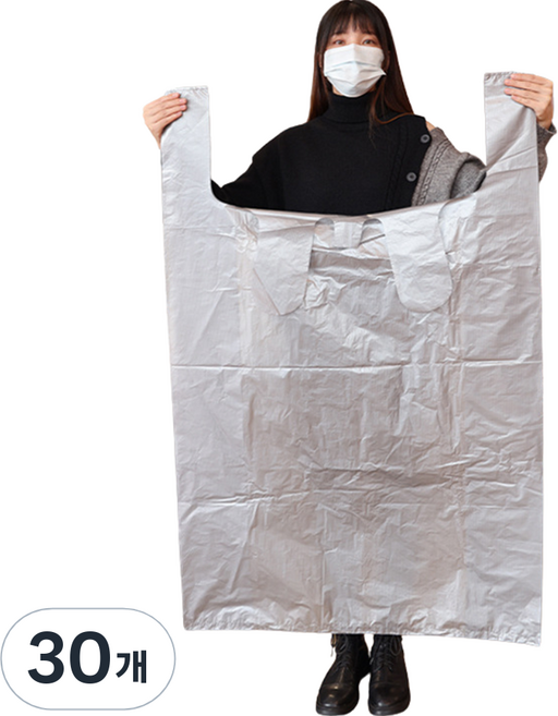 그린리빙 초대형 이사 비닐 봉투, 200L, 30개